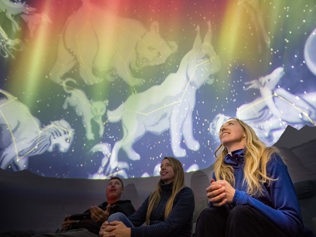 A look inside The Jasper Planetarium dome theatre