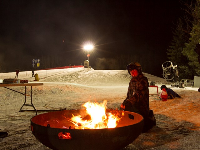 Snow Valley Ski Club - Night Fire | ''