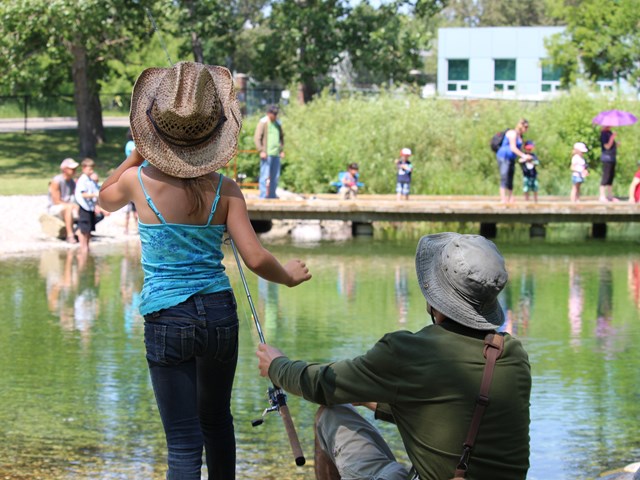 Bow Habitat Station Trout Pond