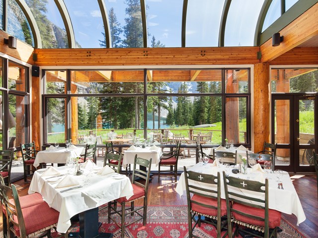 Walter Wilcox Dining Room at Moraine Lake Lodge