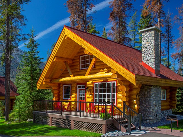 Introducing Jasper's Alpine Village Resort NEW Log Cabins | Alberta Canada