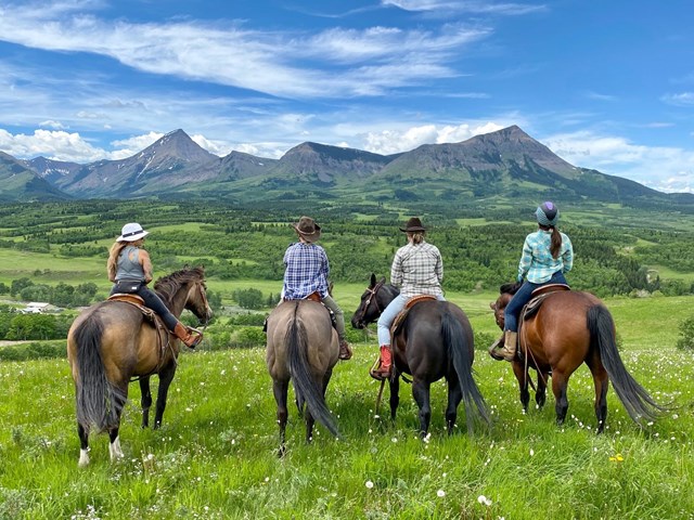 Out for a ride on The Ranch