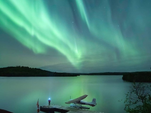 Dockside Aurora show