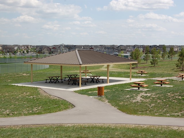 Picnic Shelter at Chinook Winds Regional Park