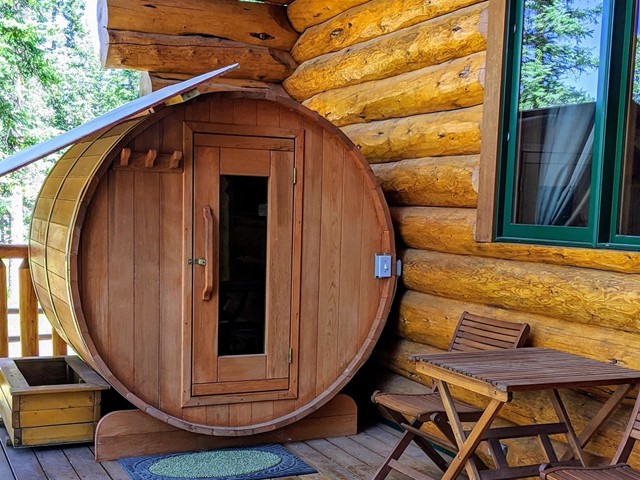 Private Sauna at the Riverside Chateau | ''