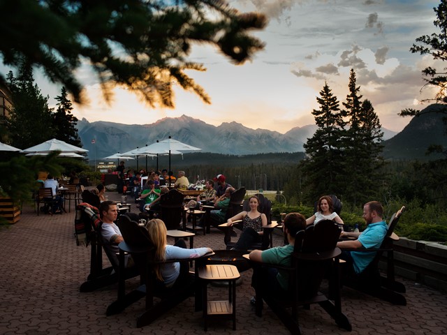 Patio at the Juniper Hotel | ''