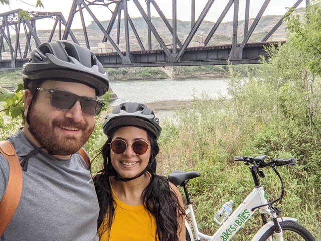 Happy bike riders - Courtesy of the Rider