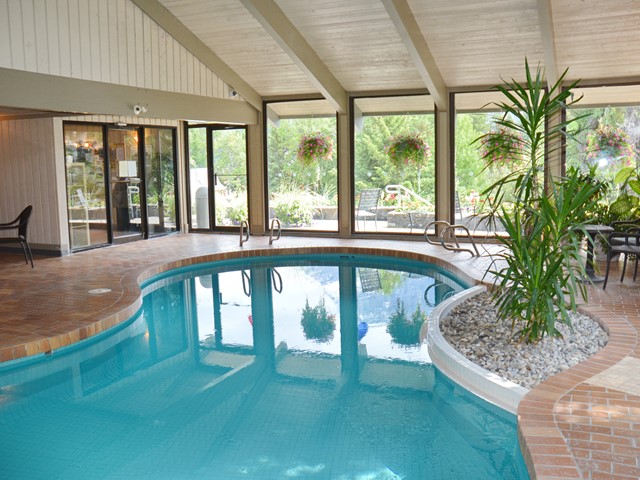 Indoor Pool at Tunnel Mountain Resort | ''