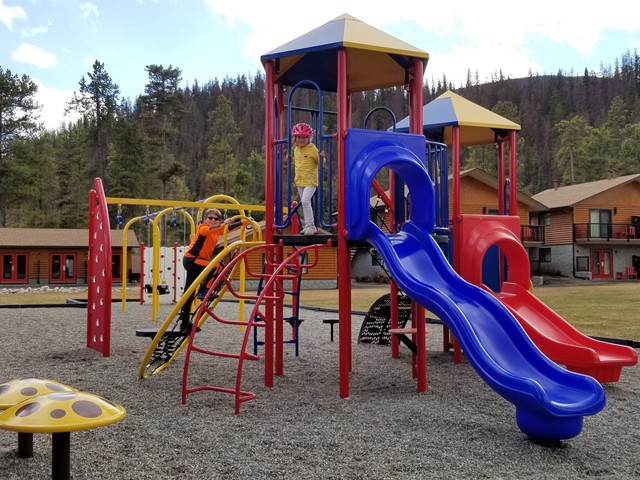Brand new playground for our younger guests