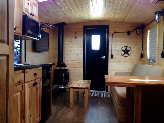 Aspen Crossing - Union Pacific Caboose  Interior | ''