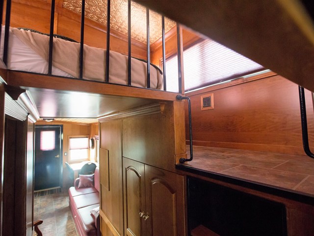 Aspen Crossing - Northern Alberta Caboose - Cupola Sleeping Area