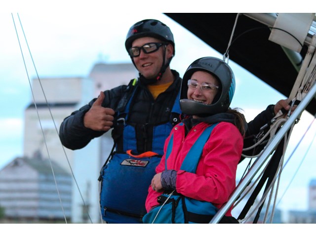 The smiles say it all! Try Hang Gliding.....