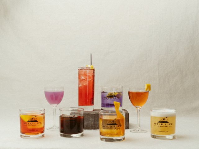 Cocktails at Wild Life Distillery