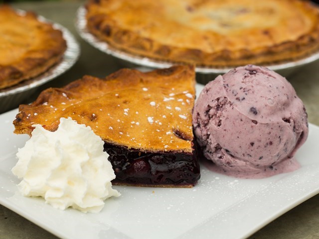 Taste World famous Homemade Saskatoon Pie & Ice Cream 